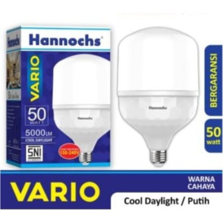 HANNOCHS Lampu LED VARIO 50 WATT - Cahaya Putih - Garansi 1 Tahun