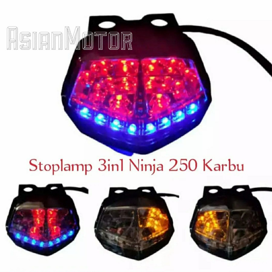 Lampu Stop LED Sen Stop Lamp Ninja RR - Stoplamp Sein LED Ninja 250 Karbu