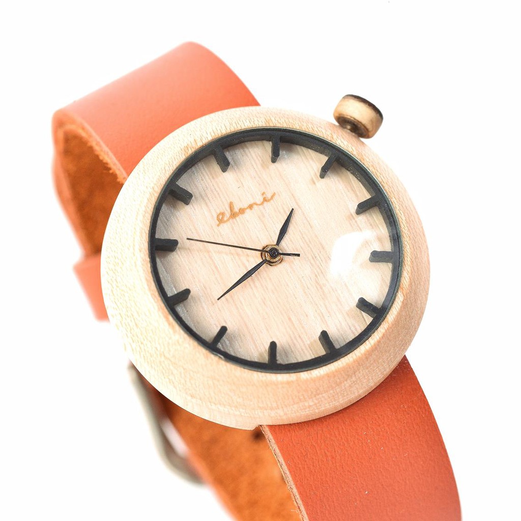 Eboni - Jam Tangan Kayu Maple 2.0 Tan / Wooden Watches Women