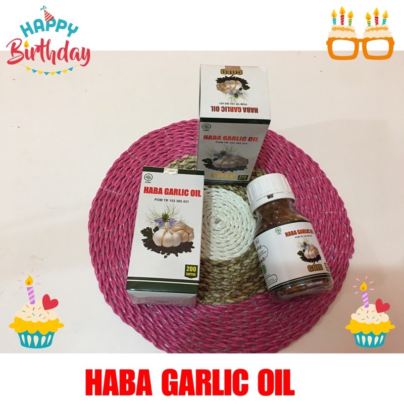 HABA GARLIC OIL 200 KAPSUL