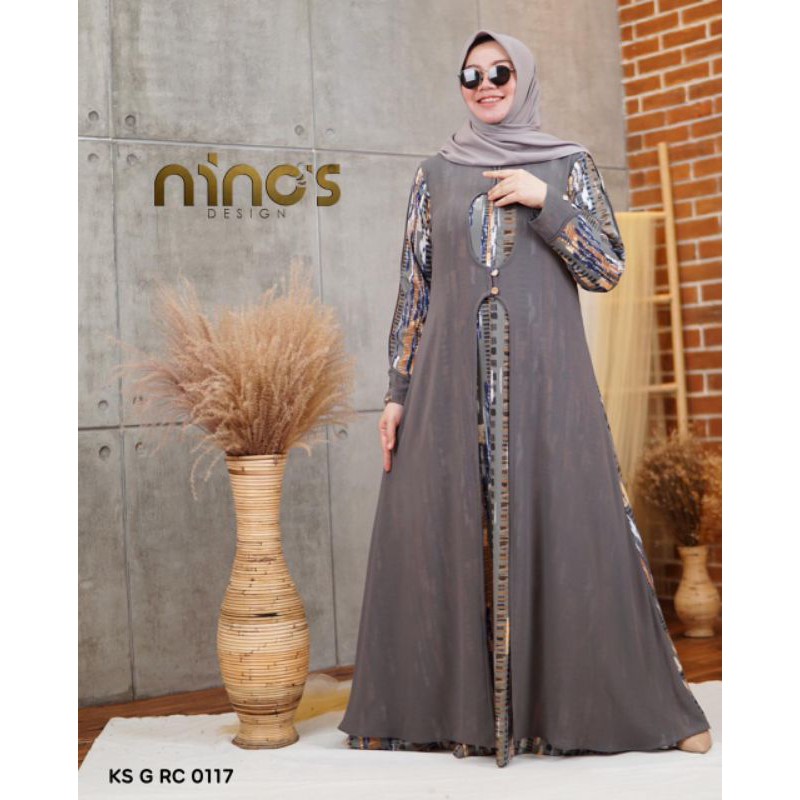 Ready Gamis JUMBO 0117 ori by ninos design