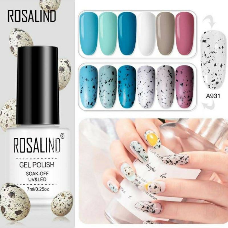 Rosalind EggSheel 7ml / Rosalind UV Gel Polish EggSheel / Kutek Gel / UV Gel Polish