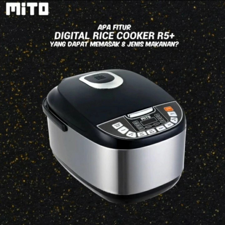 MITO Digital Rice Cooker Multifungsi Penanak Nasi 2 L R5 Plus