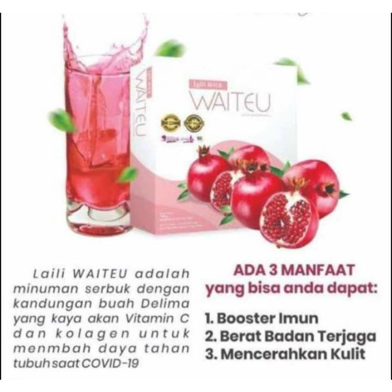 

WAITEU MINUMAN KOLAGEN PENCERAH KULIT