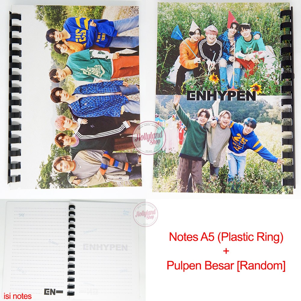 

Paket Buku Tulis A5 + Pulpen Besar KPOP - ENHYPEN EN- Sunghoon Niki Heeseung Jungwoon Sunoo Jake Jay Unofficial