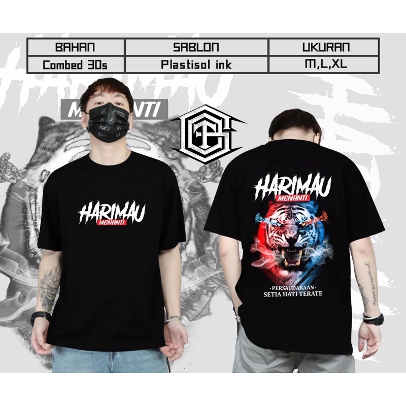 KAOS HARIMAU MENANTI PSHT KAOS PSHT TERBARU