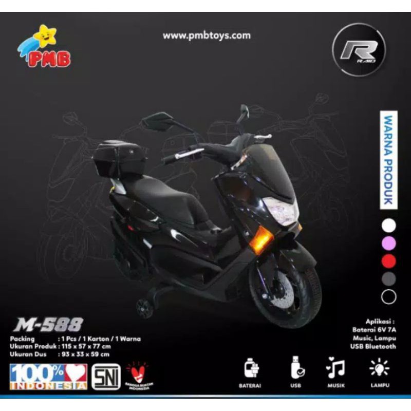 Mainan Anak Motor Aki Nmax Pmb M 588