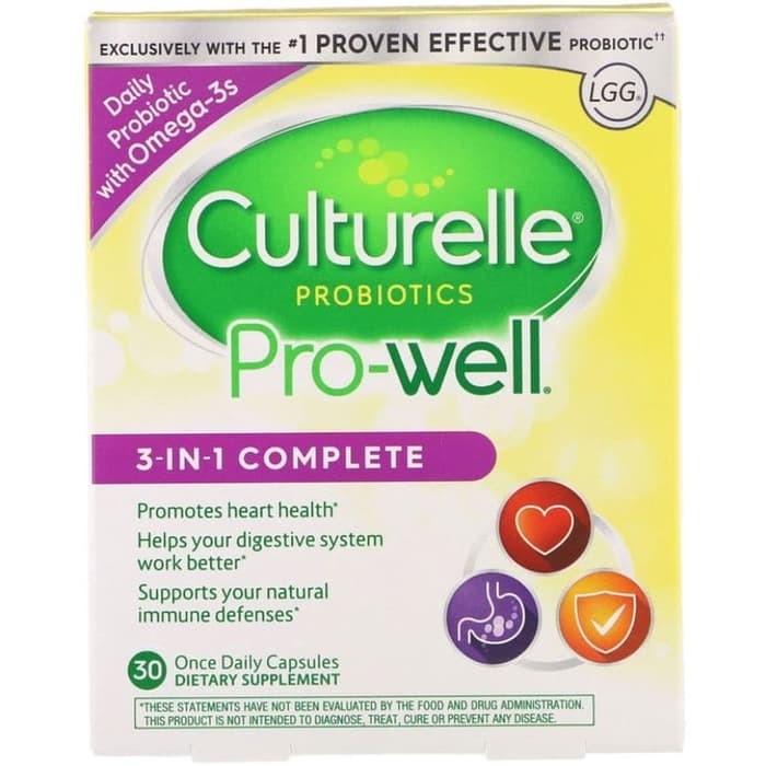 

Culturelle Probiotics 3 IN 1 Complete (30Cap) Kesehatan Pencernaan USA