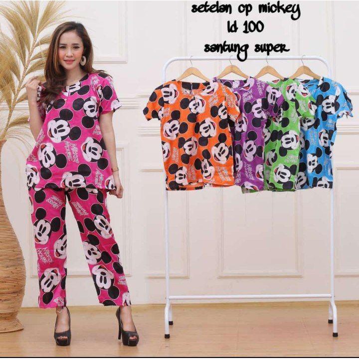 Setelan Cp Mickey Mouse Baju Tidur Grosir Daster Pekalongan