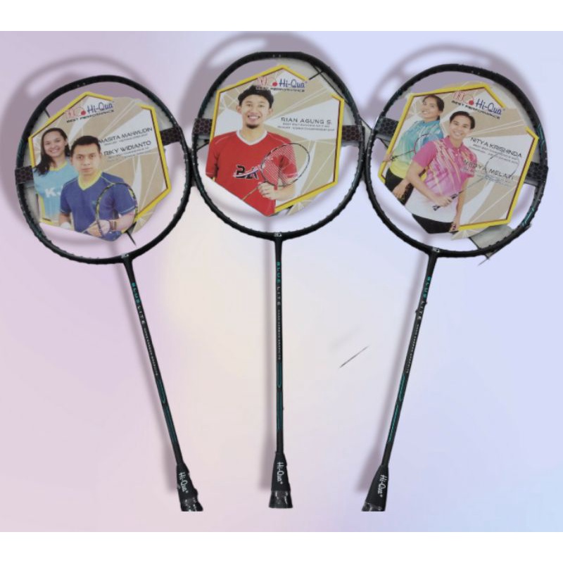 Raket Badminton Hiqua Blue/Chamo/Gold/Red Lite Original