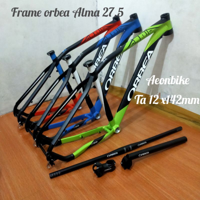 frame orbea Alma 27.5inch ta12x142mm size M frame sepeda batang sepeda mtb