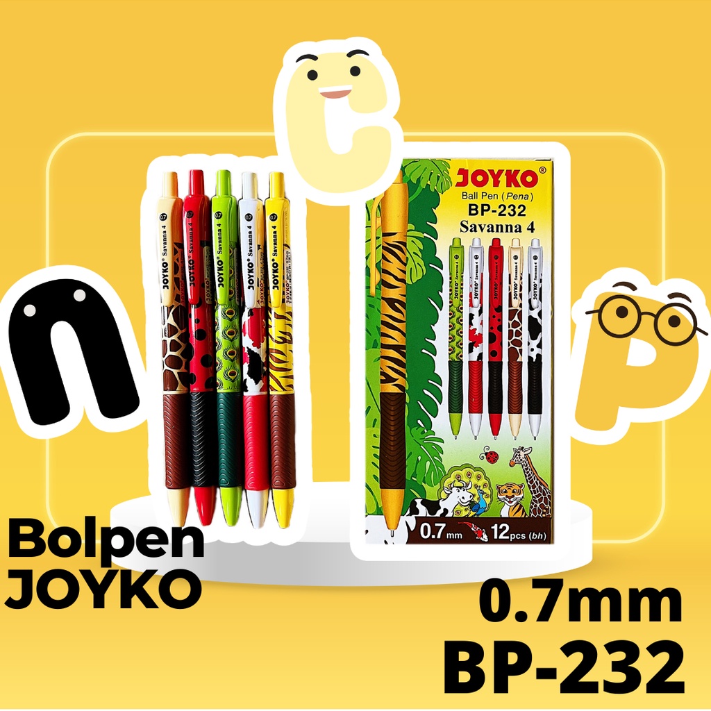 

Bolpen Pen Pulpen Joyko Savanna BP-232