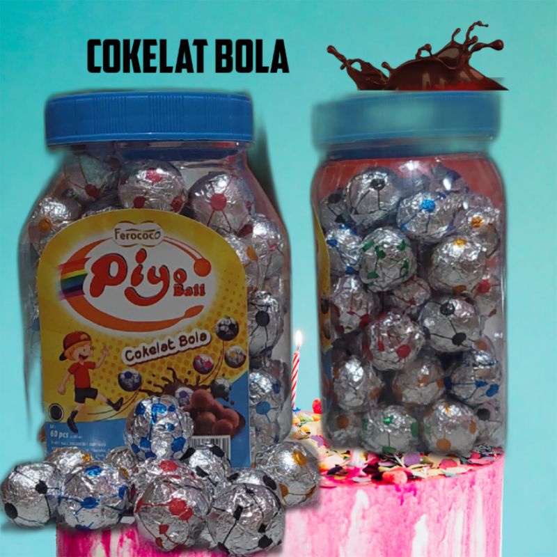 

piyo ball, coklat bola jajanan jadoel