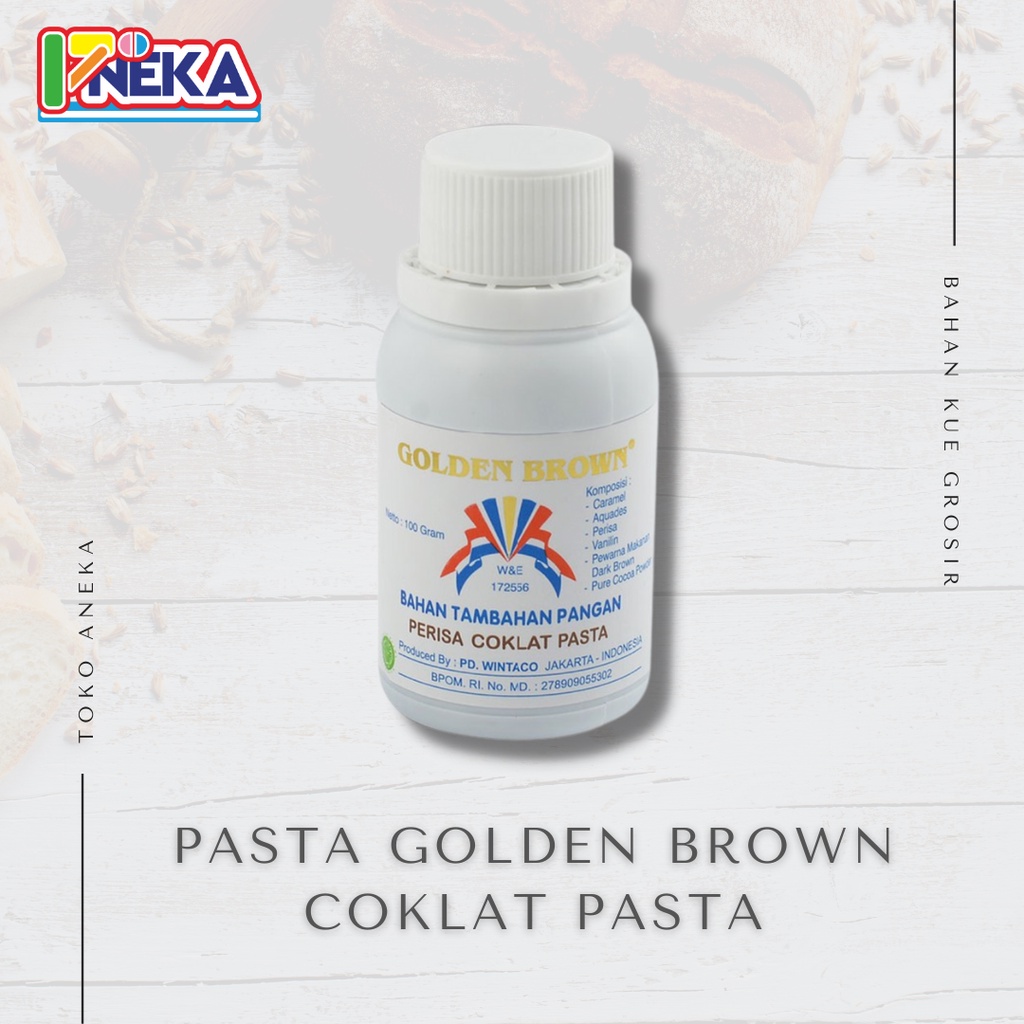 

Pasta Golden Brown Coklat Pasta [100ml]