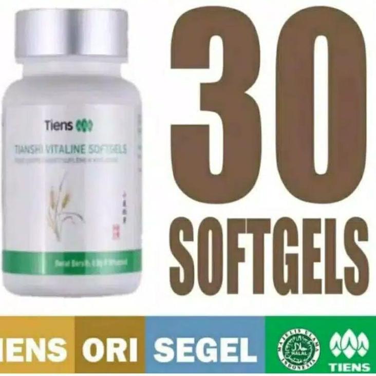 Produk 69AF8 VITALINE TIENS | VITALINE SOFTGEL TIENS |ISI 30 SOFTGEL | PEMUTIH BADAN 92 Ready