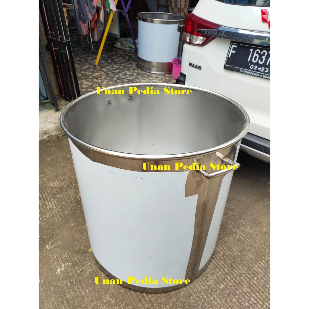 Tahang Tahu Stainless - Dandang Kedelai - Wajan Besar Industri Tahu Tempe - Wajan Stainless