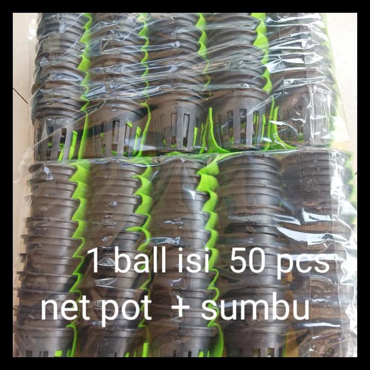 Net Pot 5Cm + Sumbu Terjamin