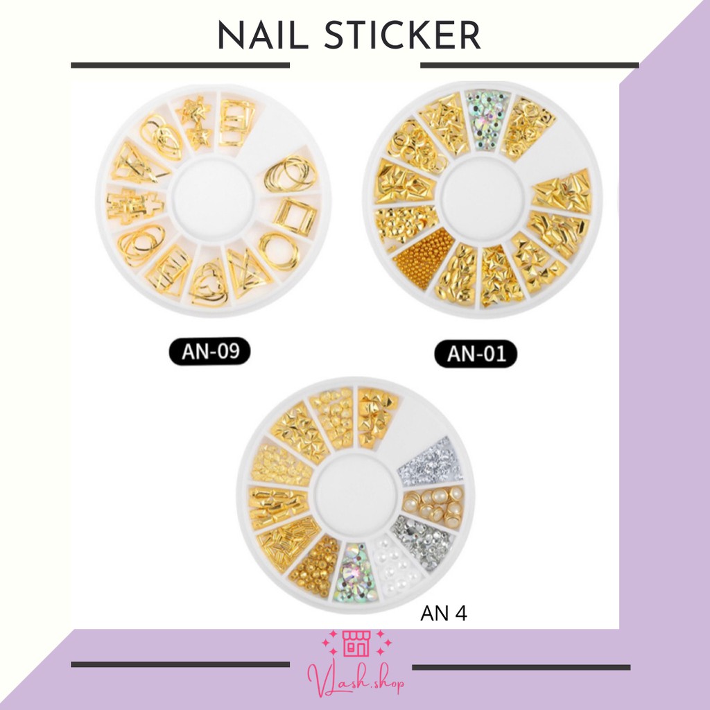 NAIL ACCESORIES - HIASAN KUKU - PERMATA KUKU