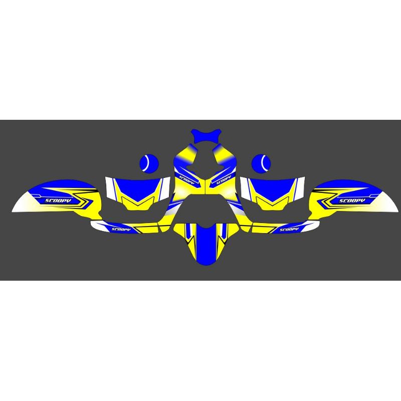 Decal scoopy Decal Scoopy full body Full Blok Decal Scopy Dekal New Fi 2017 2018