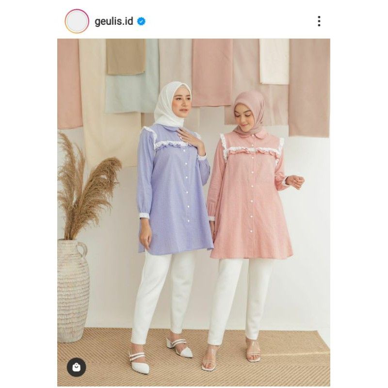 geulis id , Nonny Tunik Lilac
