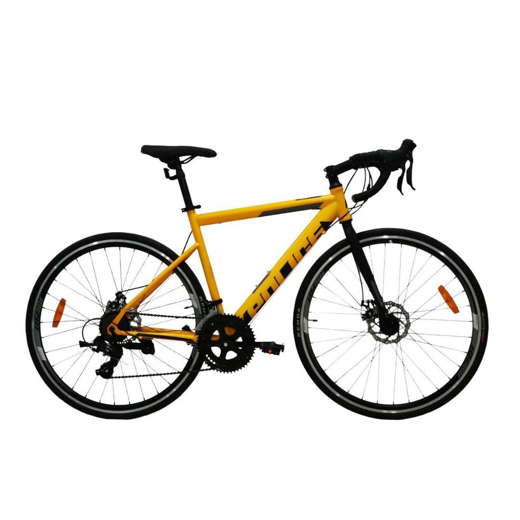 Sepeda Balap Police Roadbike Toronto 16 Speed 2020 murah Dewasa Hi Teen Steel Garansi Kredit COD SNI-Yellow