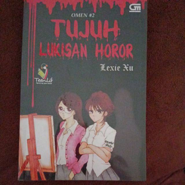 Novel Teenlit Omen #2 Tujuh Lukisan Horor karya Lexie Xu (bekas)