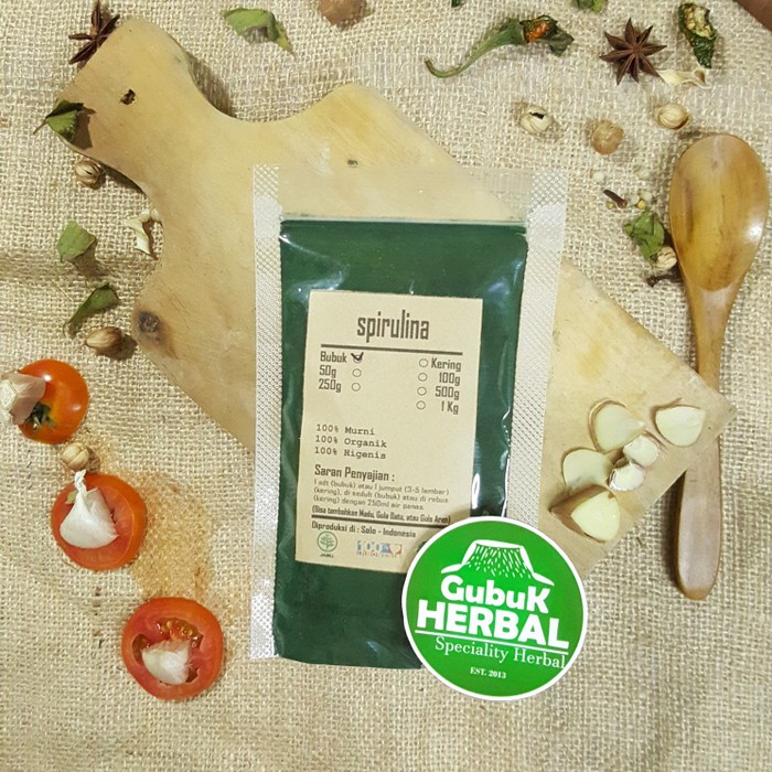 

SPIRULINA BUBUK 100 GRAM - Arthrospira Platensis - MURNI - JSR