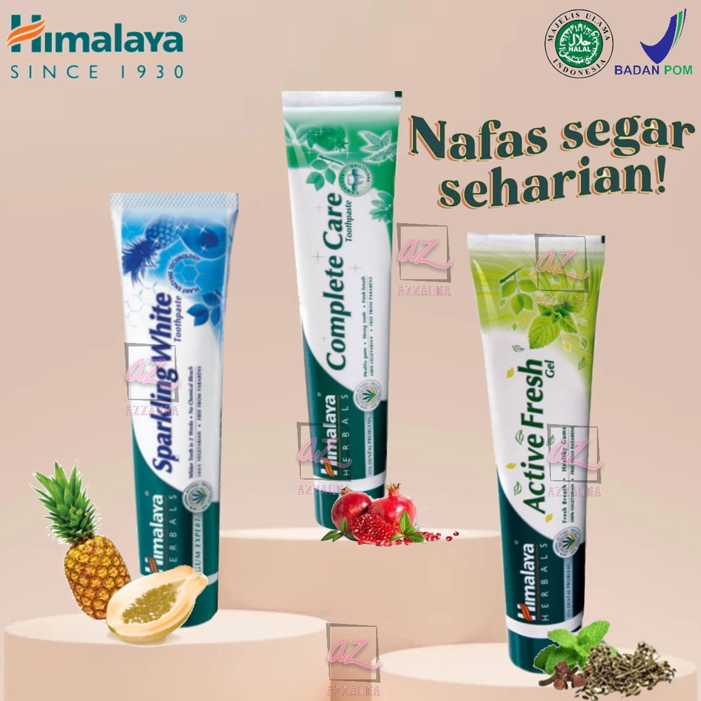 Himalaya Complete Care Toothpaste | Active Fresh Herbal | Sparkling White