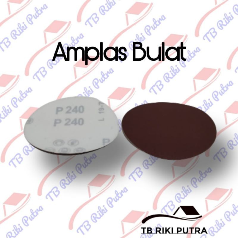 Amplas gerinda Bulat kasar halus Grit 60 80 120 150 240 400 lengkap cod