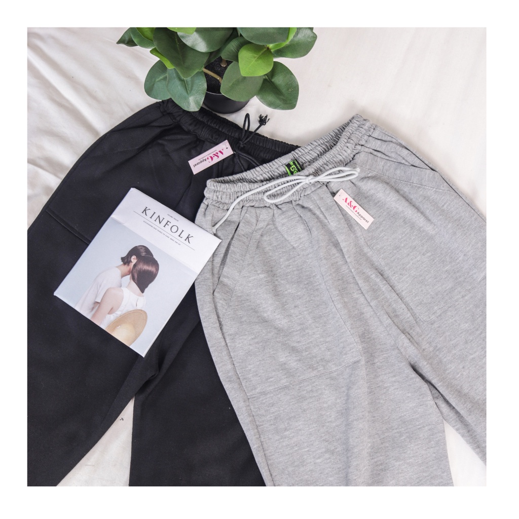 CEKA PANTS / Celana Olahraga Wanita Muslim - Jogger Cewek - Bahan Fleece Clana Murah / Korean Style Remaja