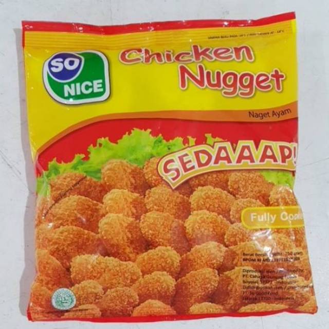 

So nice Chicken Nugget 250gr, nugget ayam