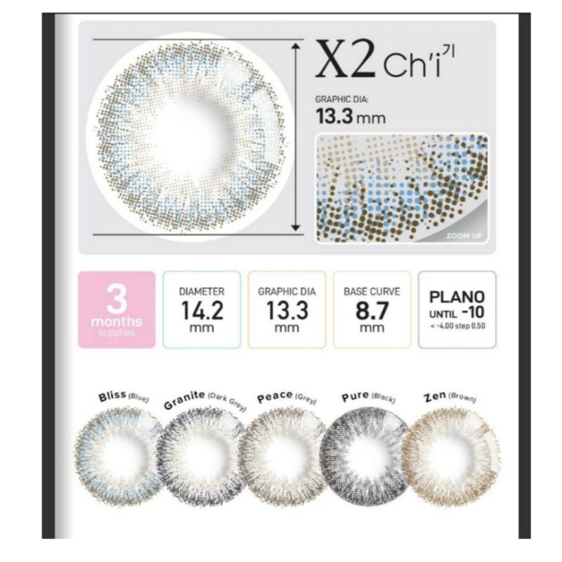 Softlens Warna X2 Chi Granite