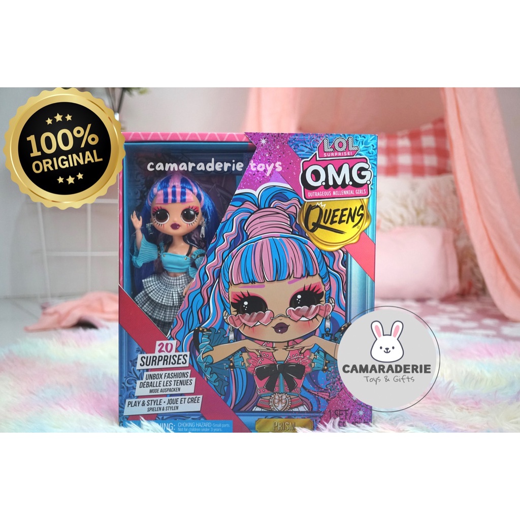 LOL Surprise OMG Queens Prism Fashion Doll with 20 Surprises LOL Original