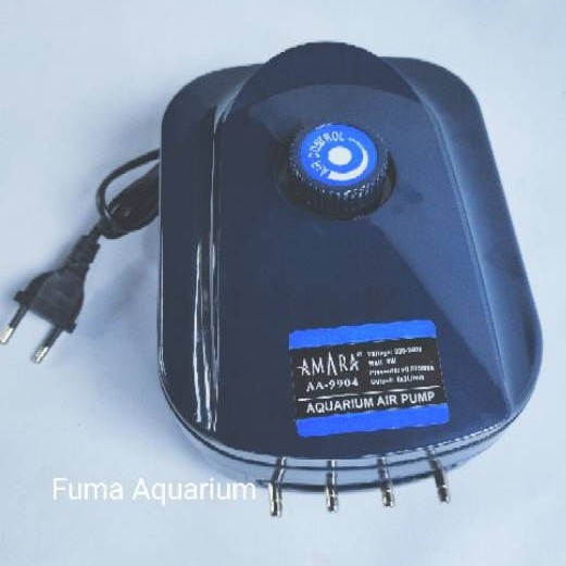 MESIN POMPA AERATOR AIRPUMP 4 Lubang Output AMARA AA- 9904 POMPA GELEMBUNG UDARA OKSIGEN AQUARIUM KOLAM