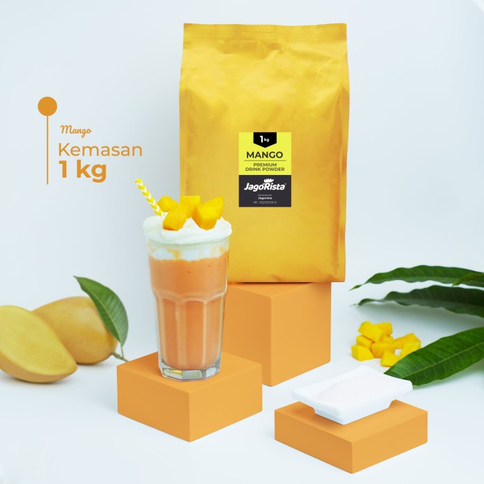 

DISKON - (BISA COD) Premium GOLD Mango / Mangga ( Bubuk Minuman / Bubble Drink Powder )