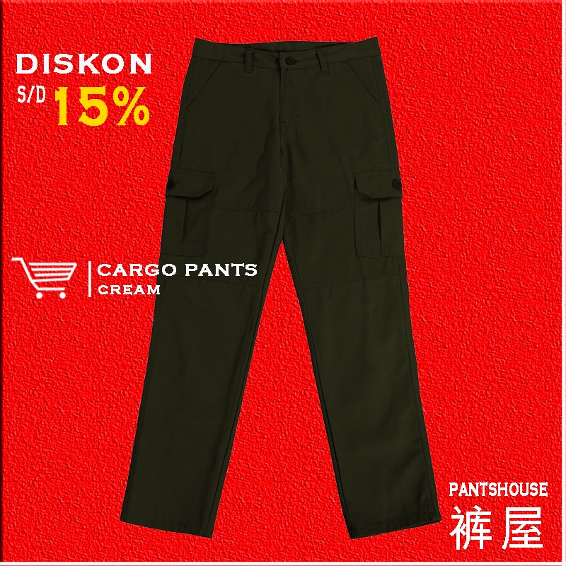 PANTSHOUSE | CELANA PANJANG CARGO - CELANA PANJANG - CARGO - CELANA CARGO - CELANA CARGO PANJANG - C