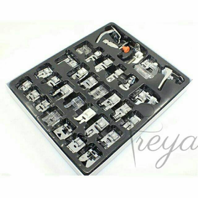 Set Sepatu mesin jahit portable 32 pcs