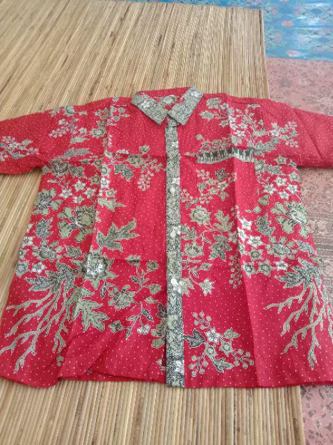 Sarimbit Batik Kd Melati Seragam Batik Keluarga Couple Batik Family Dress Pesta Kemeja Anak