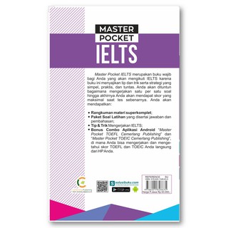 Jual Buku IELTS - MASTER POCKET IELTS - Recommended | Shopee Indonesia