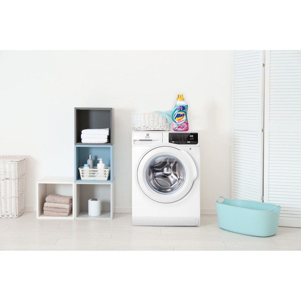 Mesin Cuci ELECTROLUX EWF 8005 EQWA Kapasitas 9 Kg Free 1L Botol Attack Deterjen Cair