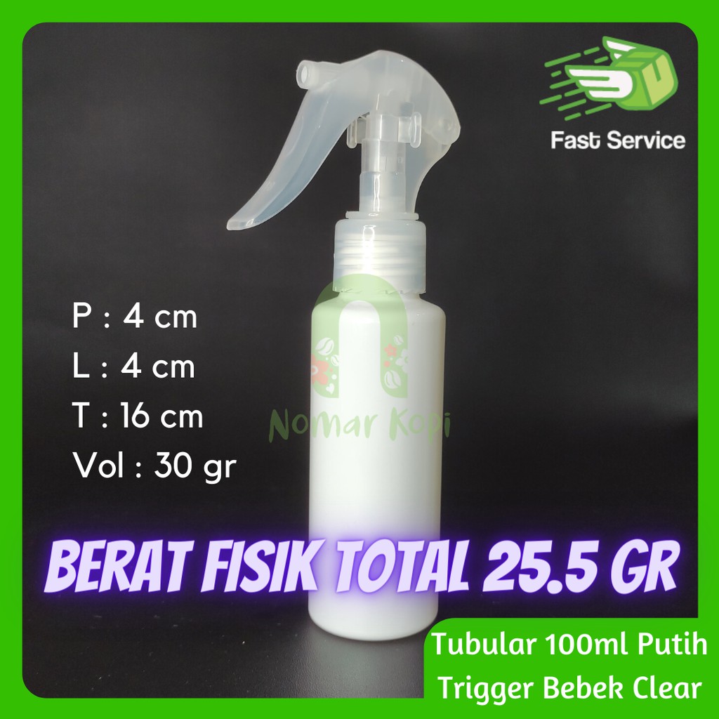 Botol 100ML RF PUTIH Mini Trigger Bebek