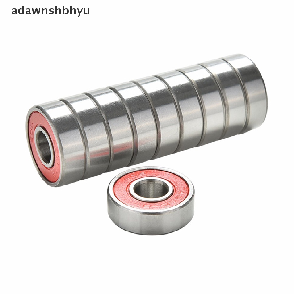 Adawnshbhyu 10PCS ABEC 9alas Stainless Steel Roller Skate Scooter Roda Bearing