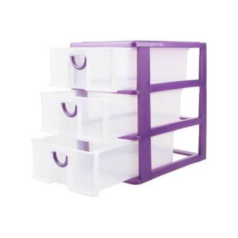 RAK LACI MINI KONTAINER 3 SUSUN S3 KOMET STAR VICTORY