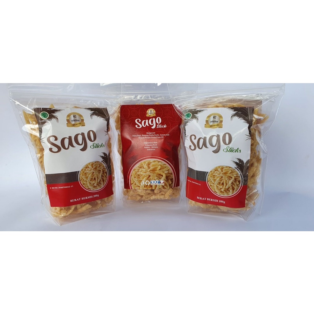 

Cempaka Sagu Stick – Gluten Free Camilan Sehat, Renyah & Gurih | Olahan Sagu Asli Maluku 200g