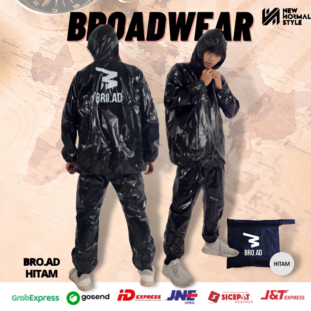 RAINWALK Jas Mantel Mantol Raincoat Hujan Ujan Pria Wanita Dewasa Murah Keren Premium Outdoor