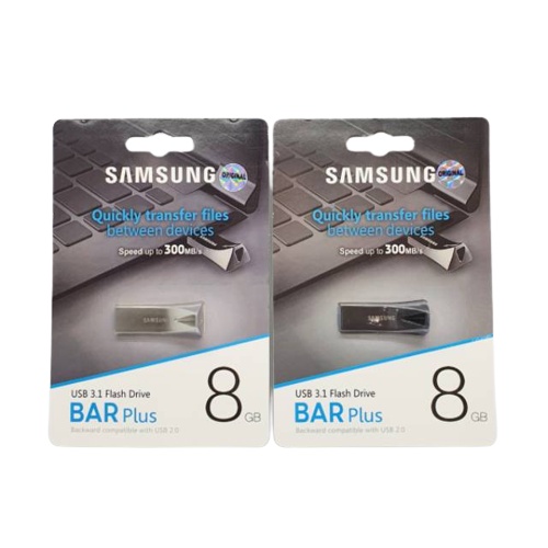 Flashdisk Samsung 8GB BAR Plus 300Mbps Flash Drive USB 3.1