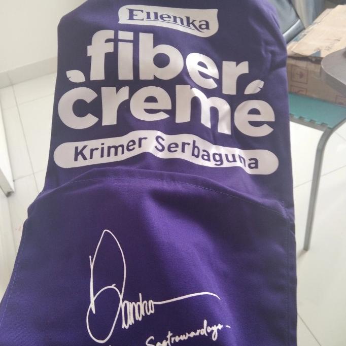 

Apron Ellenka fiber creme signed by dian sastrowardoyo