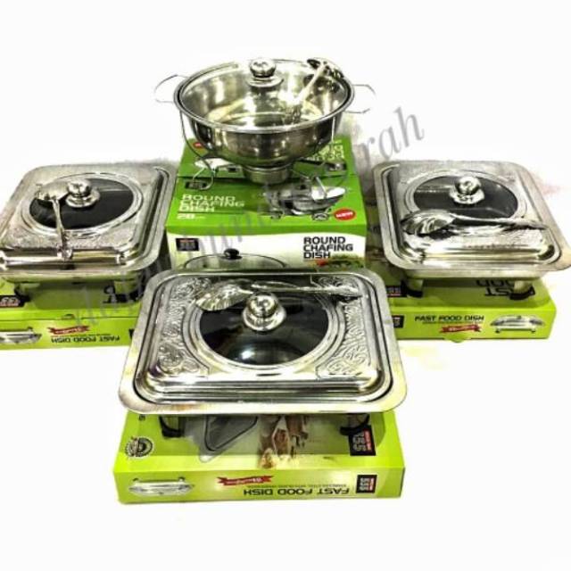 Prasmanan set 1/3 semi kaca motif batik