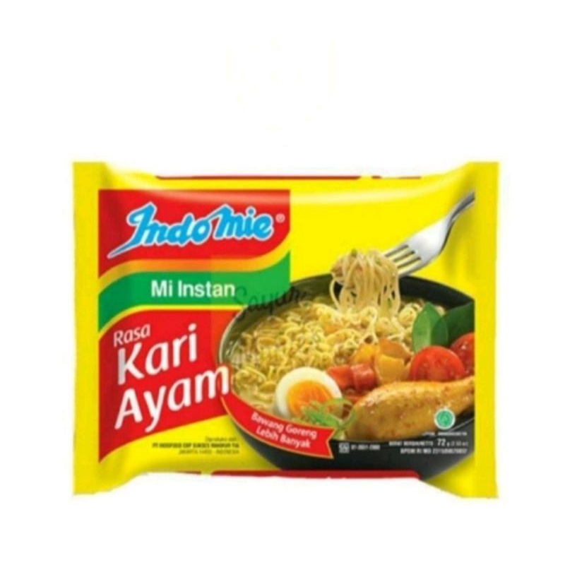 

Indomie Rasa Kari Ayam /pcs atau /bungkus