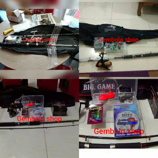 Set alat pancing Laut lengkap